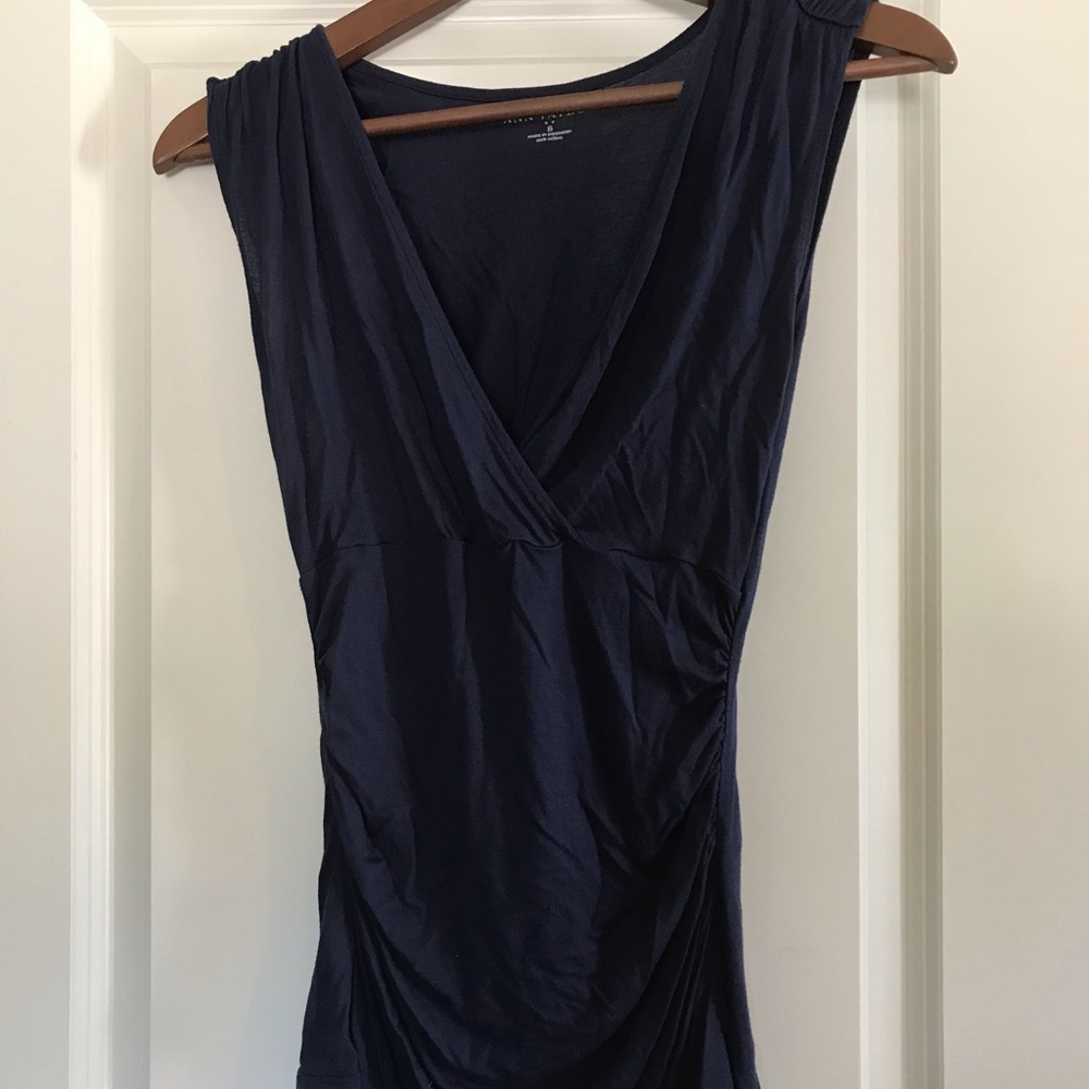 Two Ann Taylor ruched tops size small
